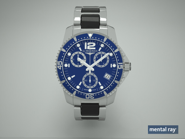 watch longines conquest 3ds - Watch Longines Hydroconquest... by VisuArt3D
